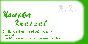 monika kreisel business card