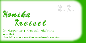 monika kreisel business card